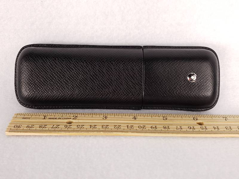 lot 29 image: Montblanc Leather Two Pen Case