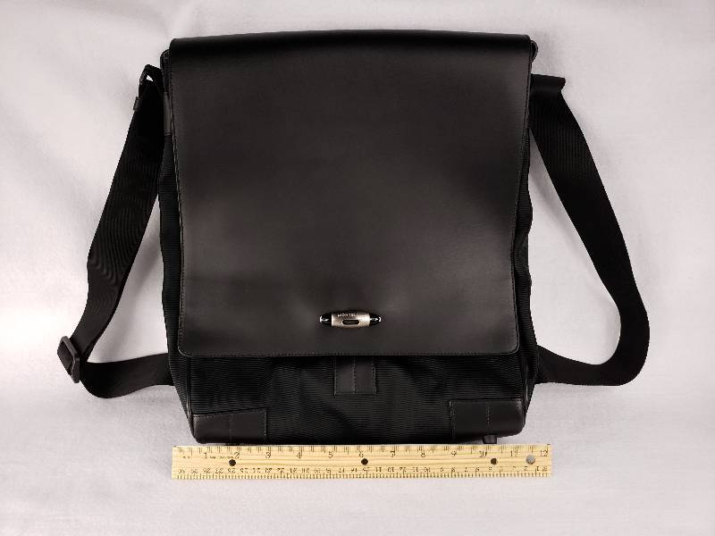 lot 36 image: Montblanc Black Leather Business Bag