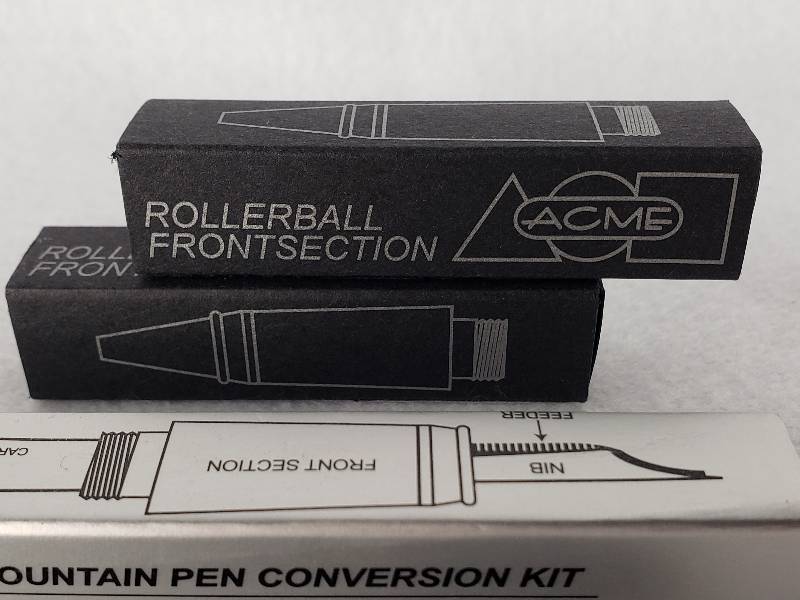 lot 62 image: ACME Studio Rollerball Pen & Fountain Pen Conversion Refills