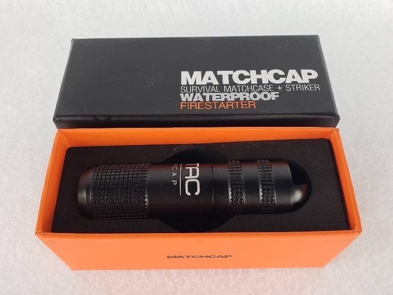 lot 130 image: Exotac Matchcap Survival Match Case and Striker