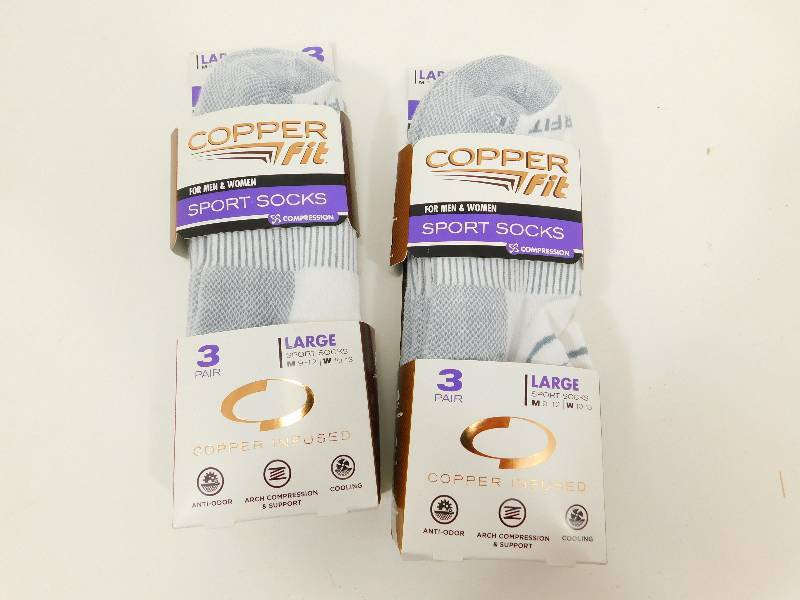 lot 86 image: Copper Fit Sport Socks