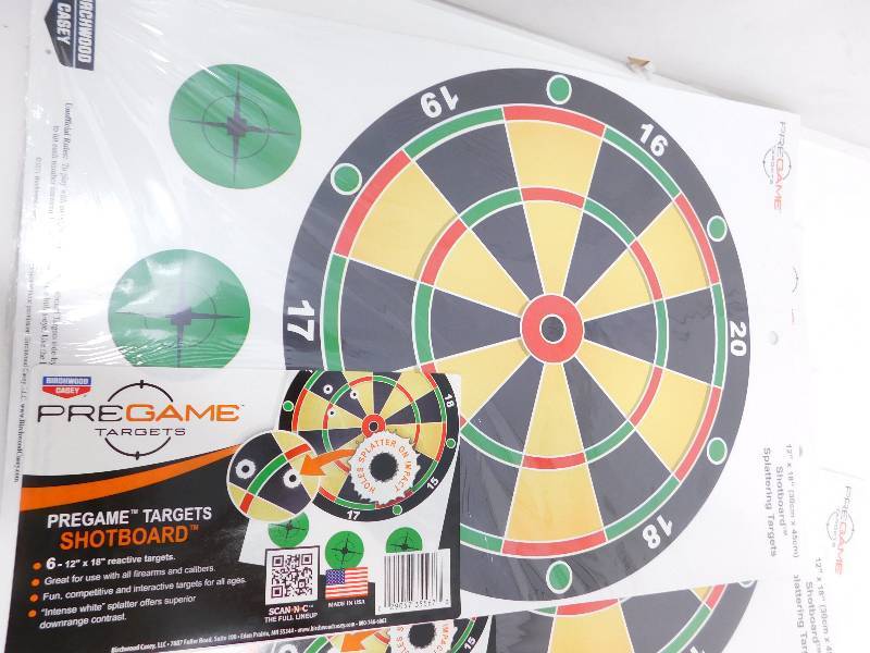 lot 40 image: Thirty Six Birchwood Casey Splattering Targets