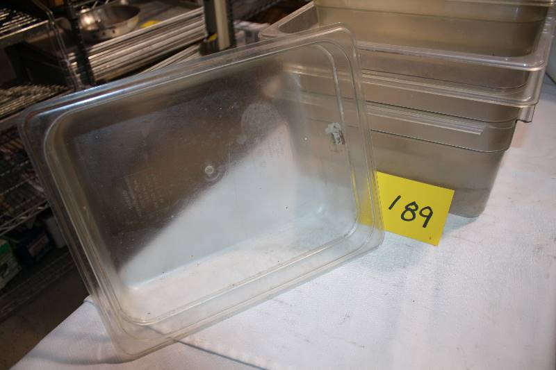 Assorted Plastic Containers