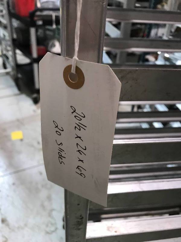 20 Slot Bun Pan Rack 20x26x69