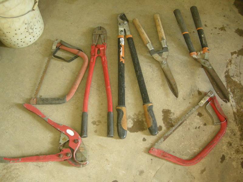 lot 30 image: Bolt Cutters, Loppers, Saws