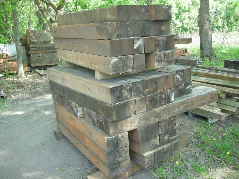 lot 50 image: Reclaimed Landscape Timber StepsSections