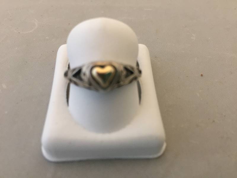 lot 347 image: 14K & Sterling Ring