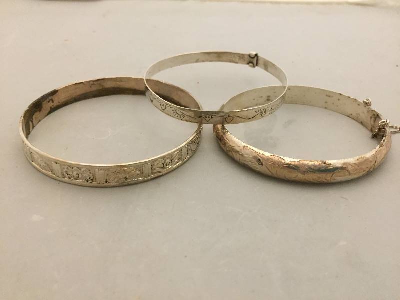 lot 342 image: Sterling Silver Bracelets