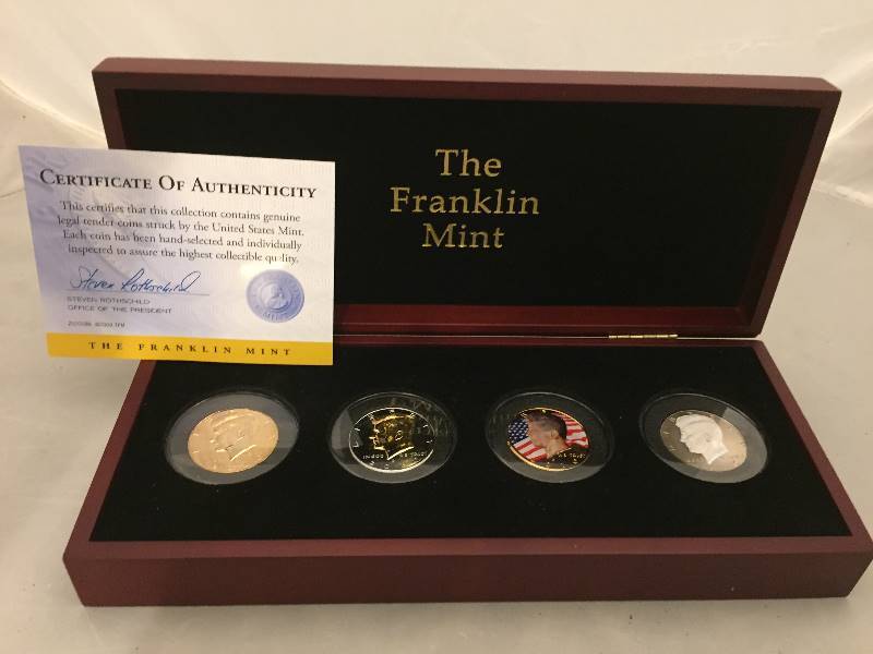 lot 278 image: Kennedy Half Set Franlin Mint