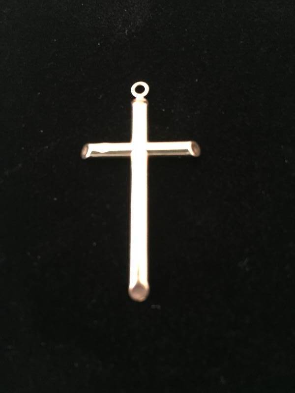 lot 291 image: 14K Gold Cross Pendant