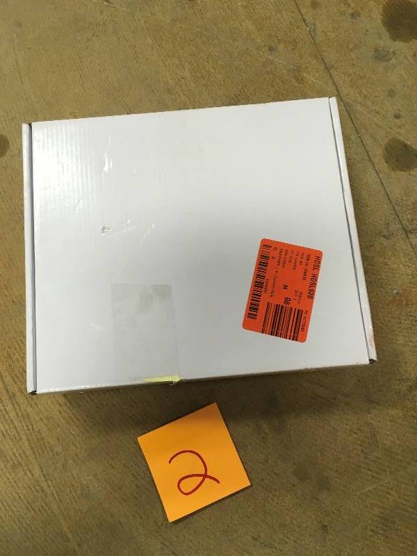 lot 2 image: Glacier Bay 6-Spray Hand Shower and 1-Spray Raincan Shower Head Combo Kit in Chrome not used open box