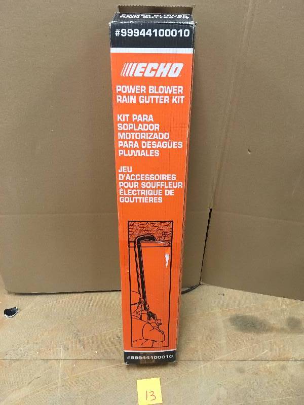 lot 13 image: Echo Rain Gutter Cleaning Kit for ECHO Leaf Blower An excellent tool for fall leaf clean-up Not Used