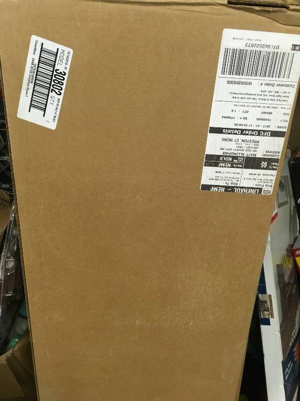 lot 6 image: Lot of 3 Closetmaid Impressions 48 in. W Walnut Top Shelf Kit New