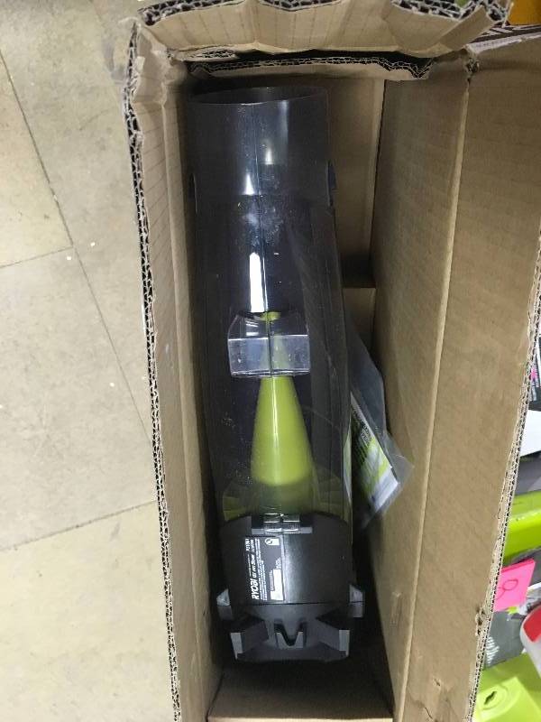 lot 8 image: RYOBI ONE 100 MPH 280 CFM 18-Volt Lithium-Ion Cordless Jet Fan Leaf Blower Battery and Charger Not Included New
