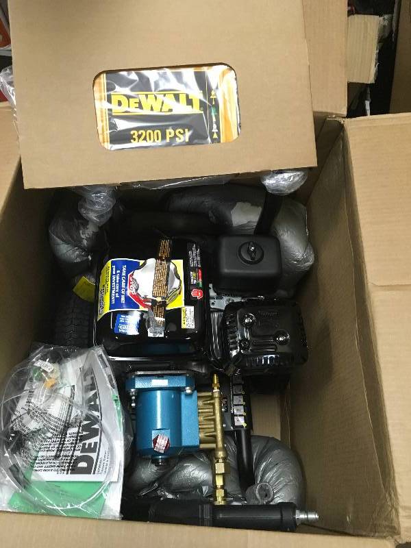 lot 35A image: Dewalt model DXPW60603 3200 PSI 2.8 GPM Gas Pressure Washer Powered by HONDA not used