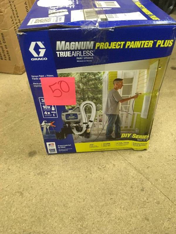 lot 50 image: Graco Magnum Project Painter Plus Paint Sprayer New