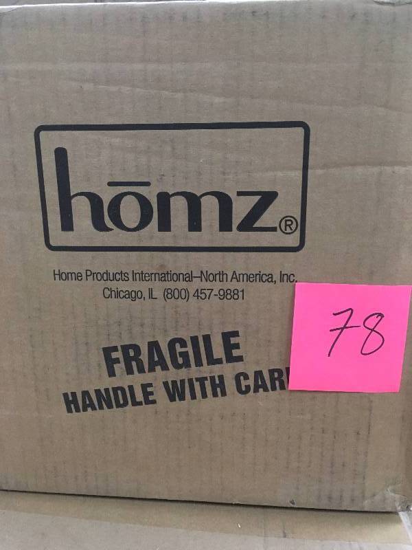 lot 78 image: HOMZ 6 Qt. Clear Shoe Box (Set of 10)