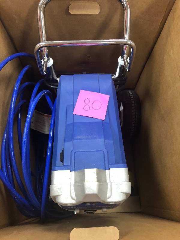 lot 80 image: Graco Magnum ProX21 Cart Airless Paint Sprayer used in very good condition