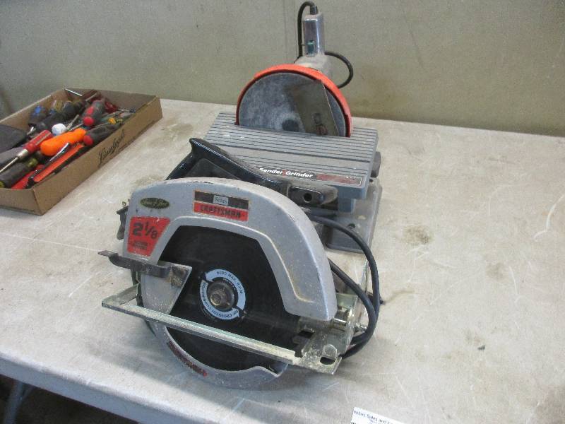 Sander and Circular Saw