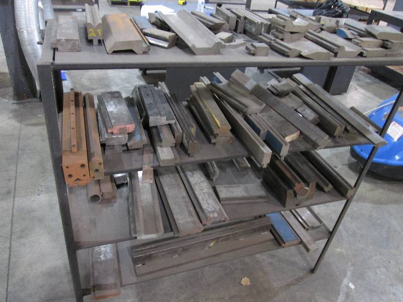 lot 52 image: Stand with various forrming dies an...