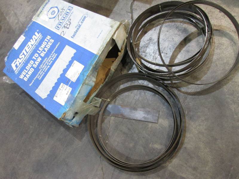 lot 77 image: Band saw blades, various teeth...