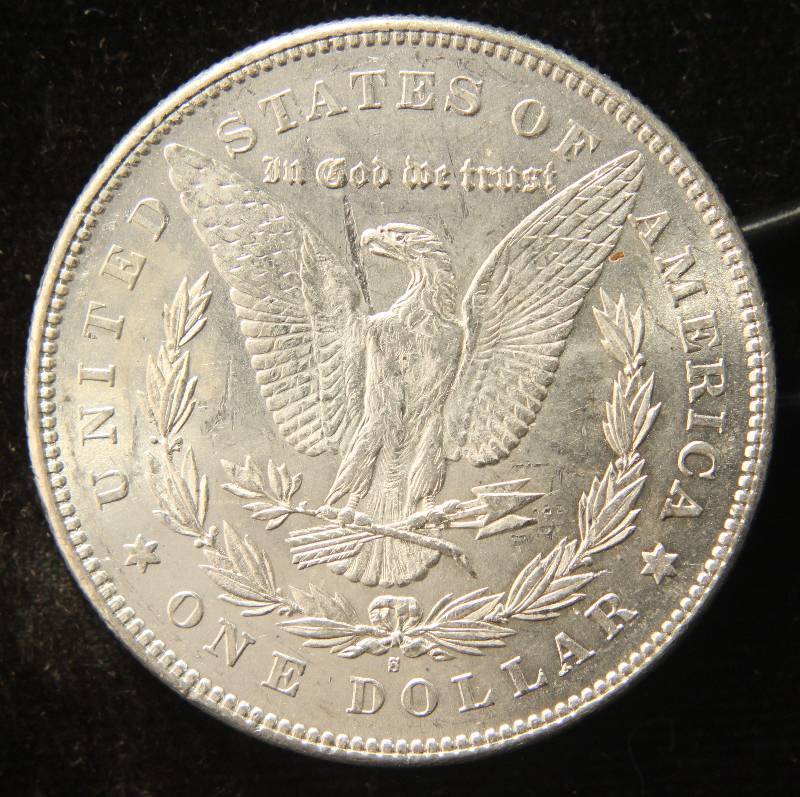 1878-S MORGAN SILVER DOLLAR BU-UNC