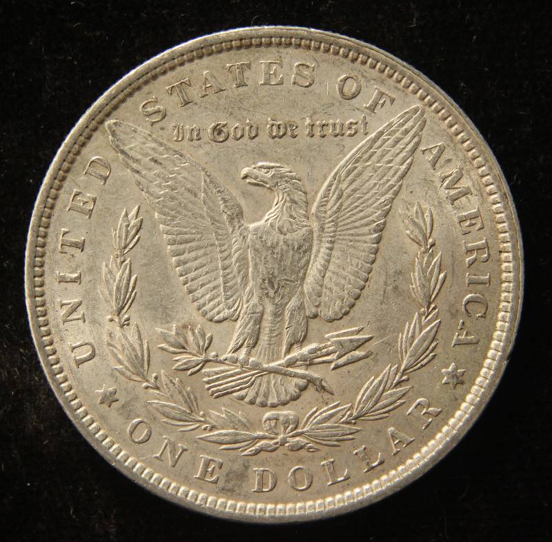1896 MORGAN SILVER DOLLAR AU58