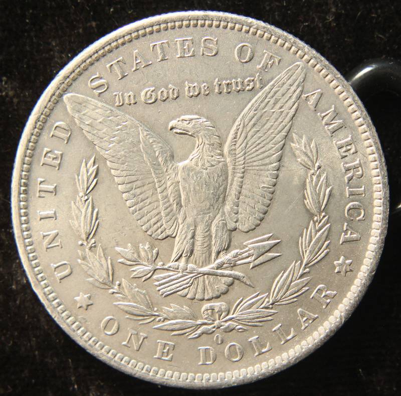 1883-O MORGAN SILVER DOLLAR AU