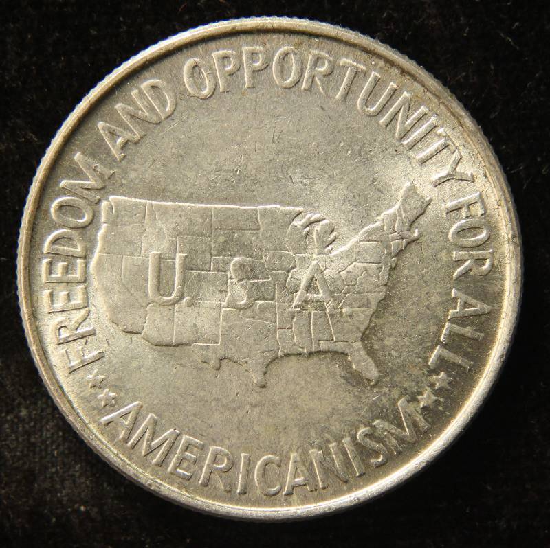 1952 US COMMEMORATIVE SILVER HALF DOLLAR WASHINGTON-CARVER BU-UNC