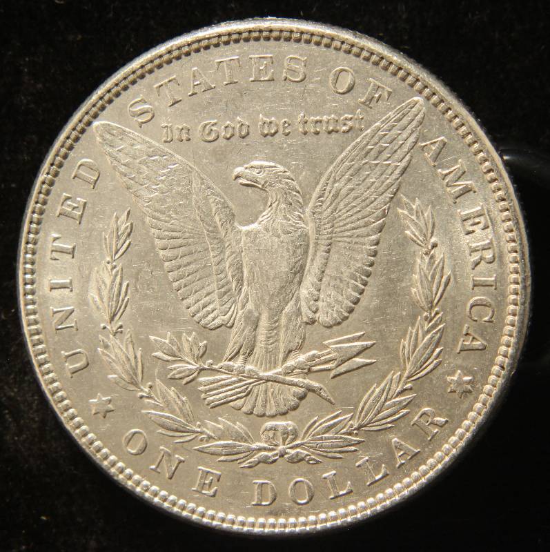 1883 MORGAN SILVER DOLLAR AU58
