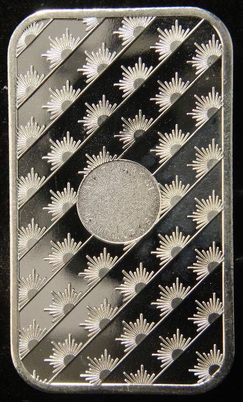 1 TROY OZ. .999 FINE SILVER BAR SUNSHINE MINTING