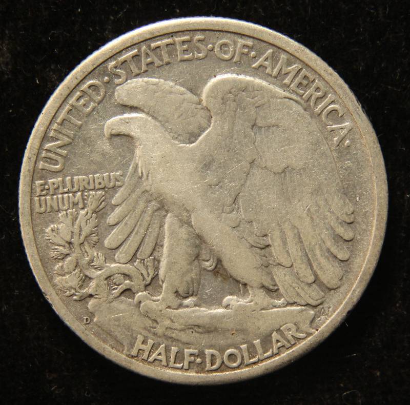 1947-D WALKING LIBERTY SILVER HALF DOLLAR