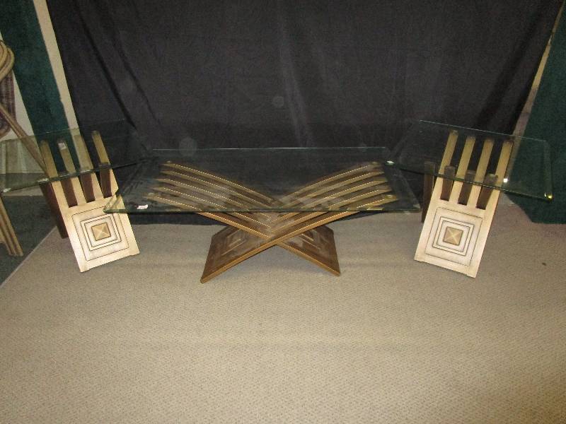 lot 23 image: Coffee Table and 2-End Tables