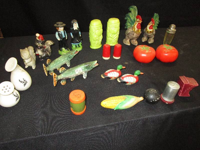lot 56 image: Various Salt and Pepper Shaker