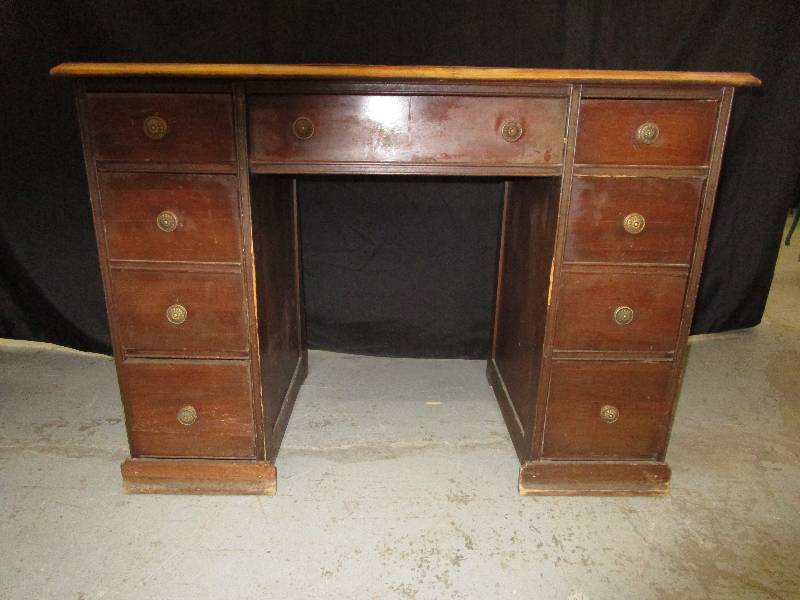 lot 199 image: Old Wood Desk