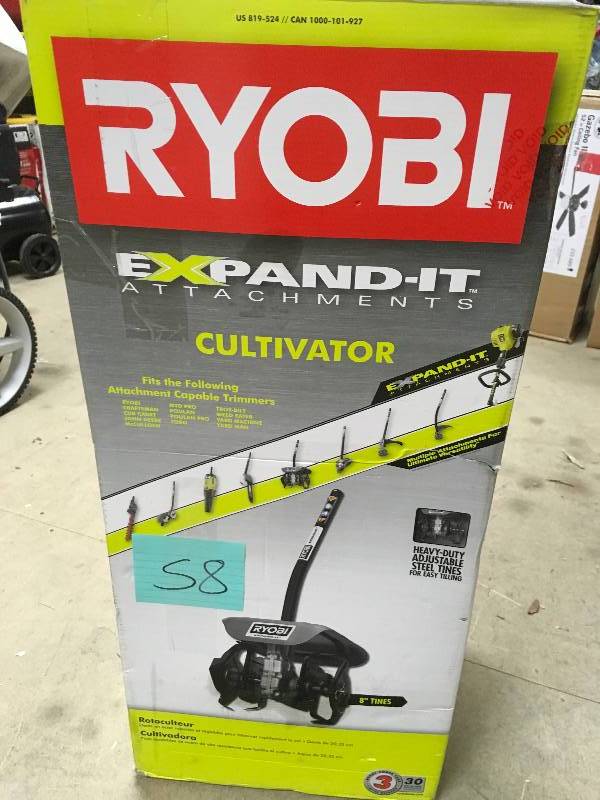 RYOBI Expand-It Universal Cultivator String Trimmer Attachment  USED