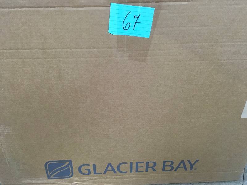 Glacier Bay Del Mar 24 in. W Framed Wall Mirror in White Open box not used