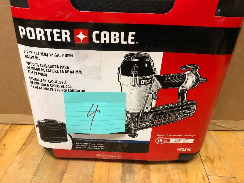 Porter-Cable 16-Gauge 2-12 in. Finish Nailer used in good condition