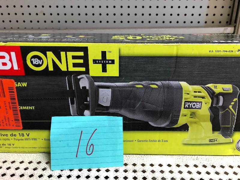 Ryobi 18-Volt ONE Cordless Reciprocating Saw - Tool Only used in working condition