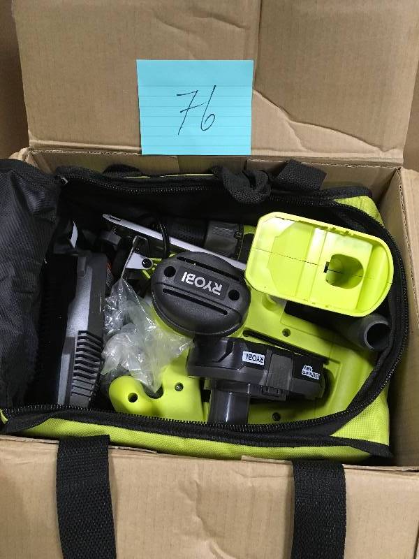 RYOBI 18-Volt ONE Lithium-Ion Starter Combo Kit (2-Tool) Not Used in like new condition