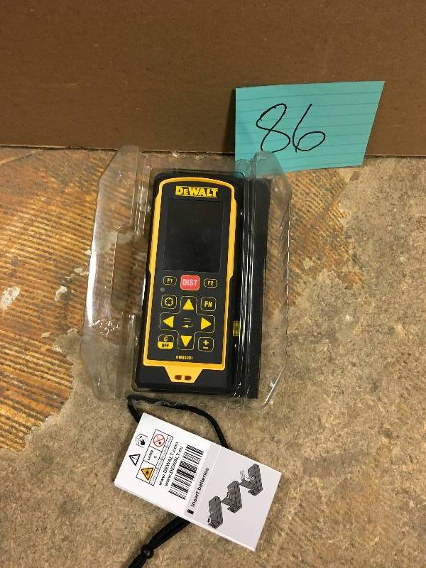 DeWalt 660 ft. Laser Distance Measurer with Color LCD, 4x Zoom Digital Camera and Bluetooth Open box not used