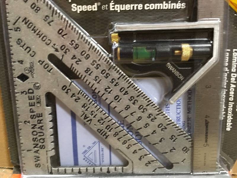 Swanson Speed Square and Combination Square Bundle New