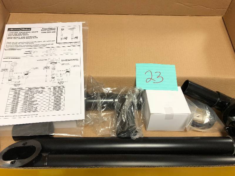 American Standard Drain Tubes & Fittings Lifetime Universal Drain in White 1599 not used