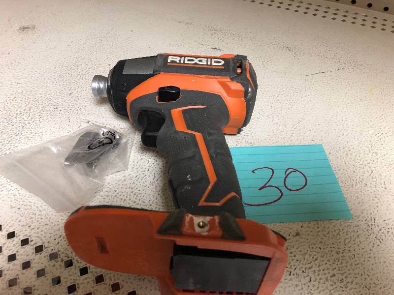 RIDGID GEN5X 18-Volt Brushless 14 in. 3-Speed Impact Driver Bare Tool used in working condition tool only