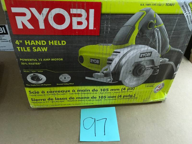 RYOBI 4 in. Tile Saw New