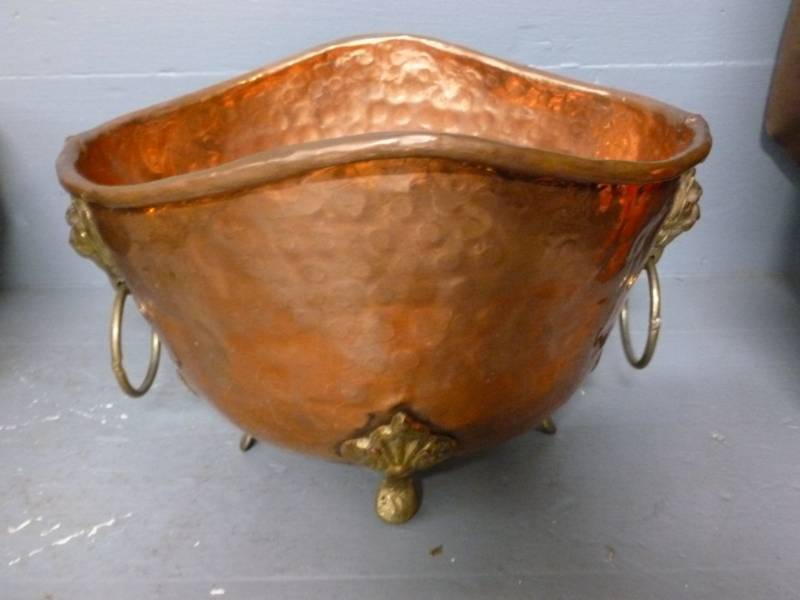 lot 175 image: Hammered Copper Decoration