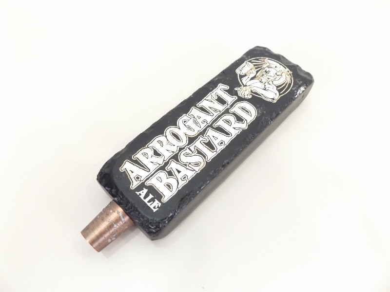 lot 10 image: Vintage Arrogant Bastard Ale Beer Tap
