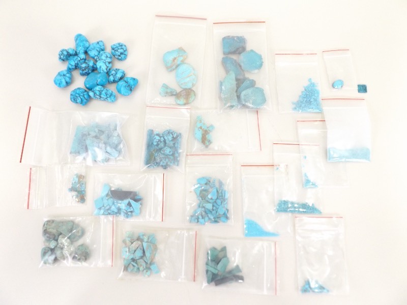lot 23 image: HUGE Lot of Genuine Turquoise Stone 