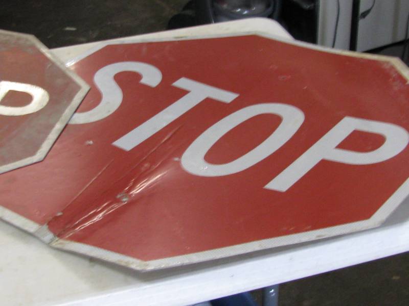Metal Stop Signs