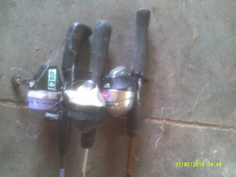 3 CLOSED FACE RODS AND REELS